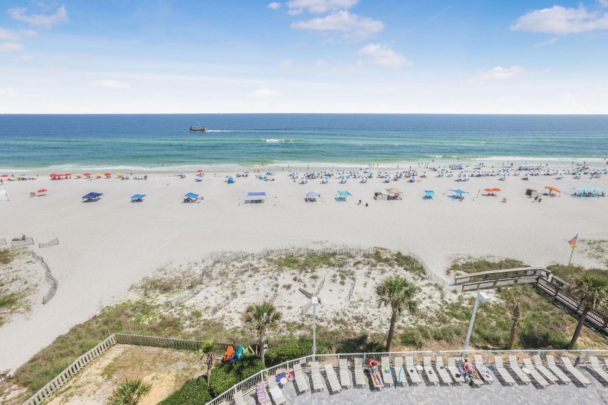 Tradewinds 602- Beachfront Heated Indoor Pool Orange Beach Bagian luar foto