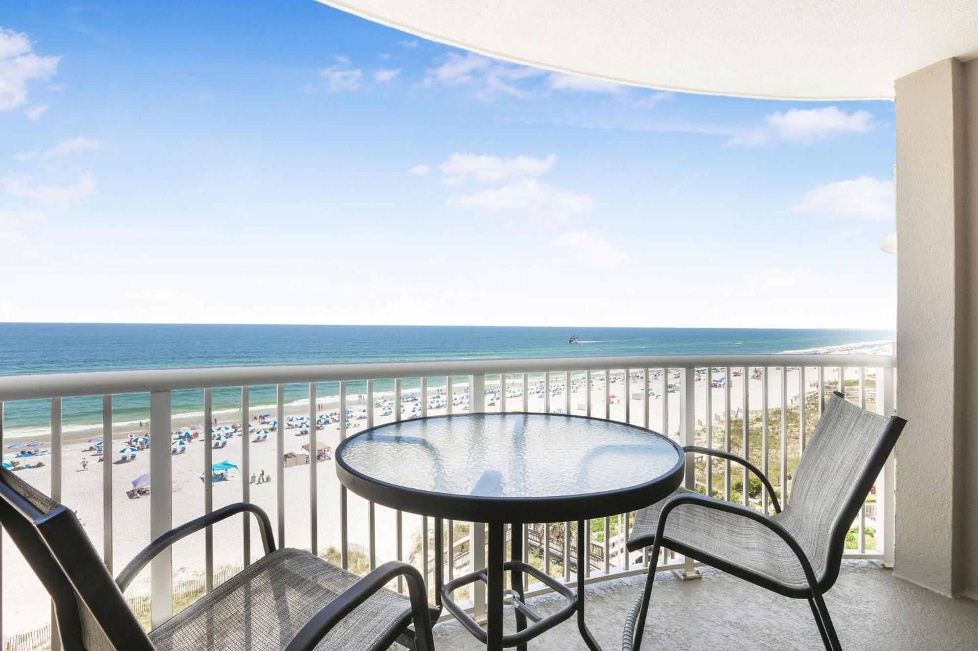 Tradewinds 602- Beachfront Heated Indoor Pool Orange Beach Bagian luar foto