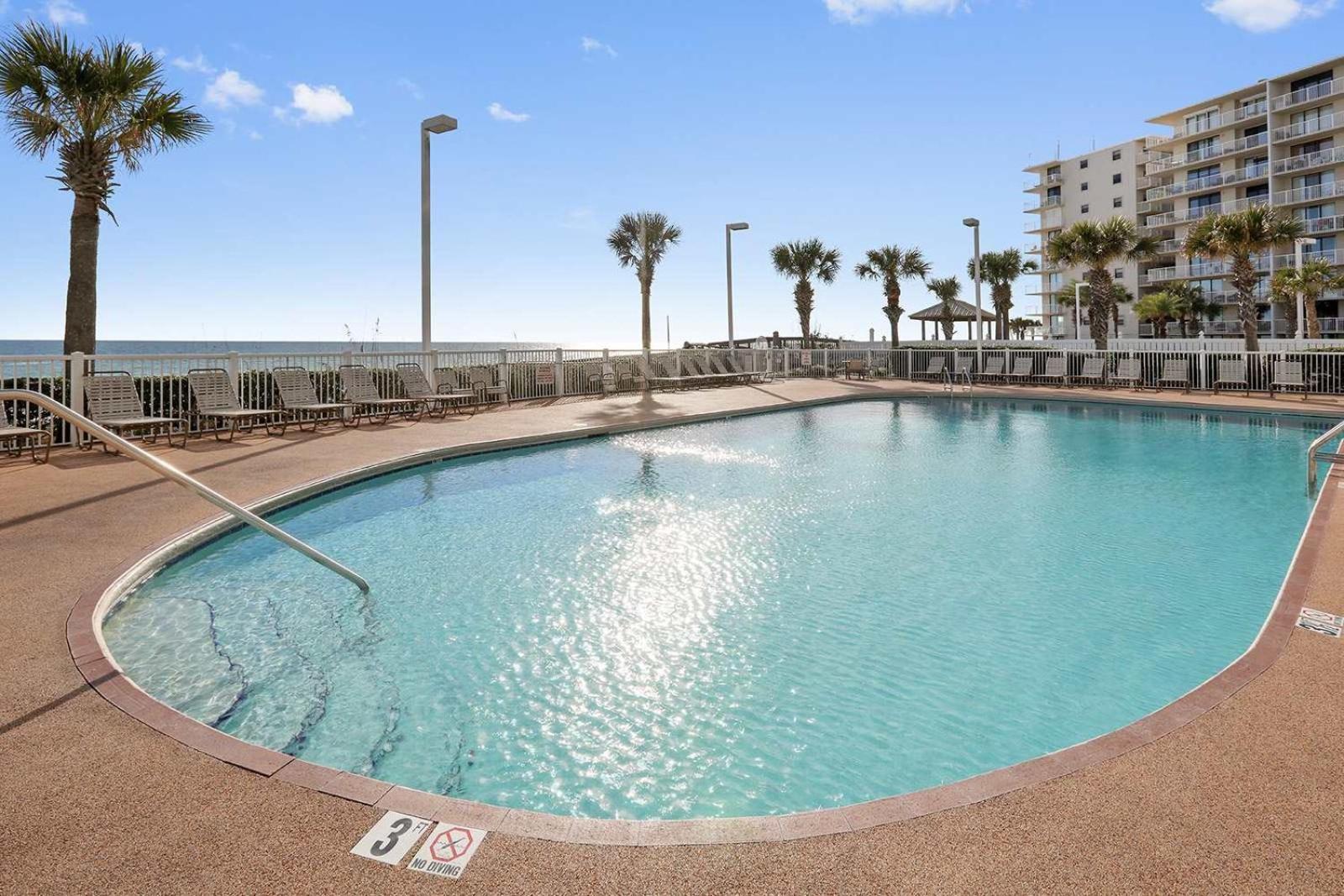 Tradewinds 602- Beachfront Heated Indoor Pool Orange Beach Bagian luar foto